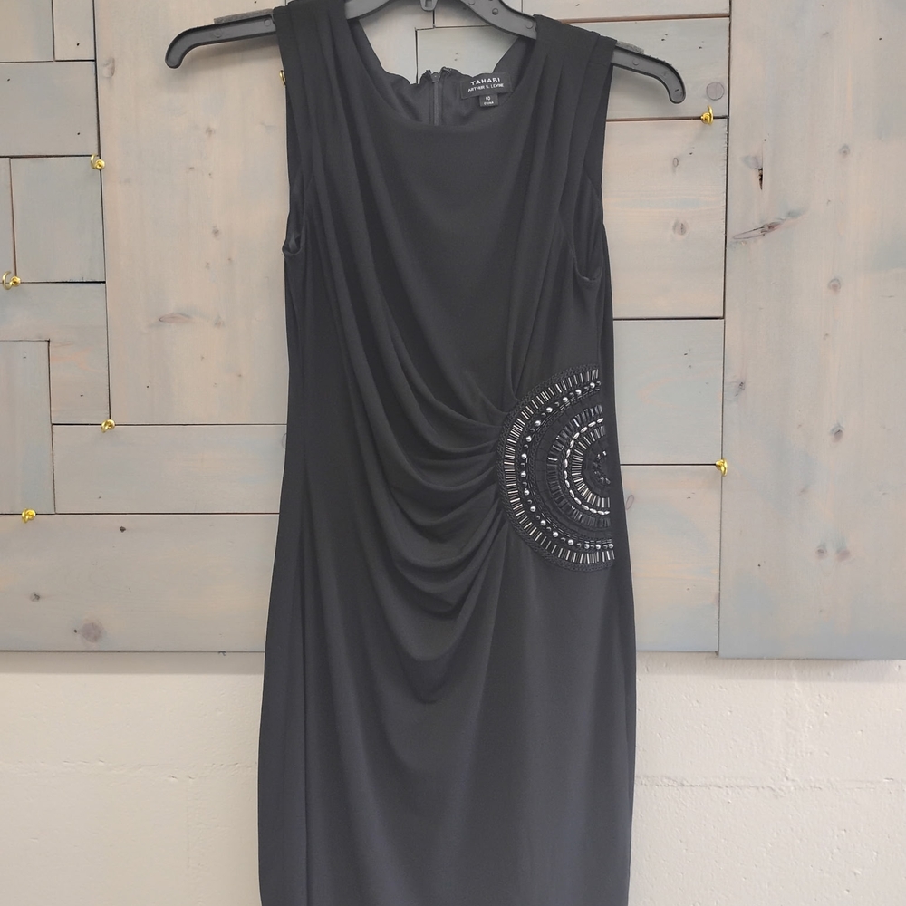 Gray Asymmetrical Ruched Midi Dress for Cocktail